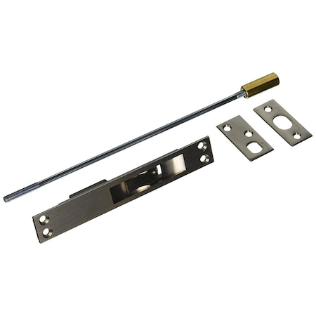 Patioplus 12 in. Extension Flush Bolt - Black PA3240323